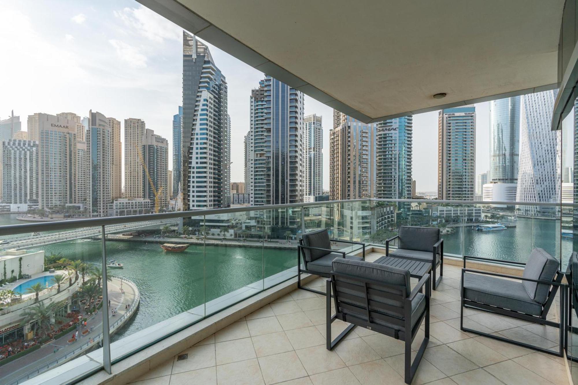 Vacay Lettings - Full Marina View 3 Bedroom Plus Maid Room Dubai Exterior foto