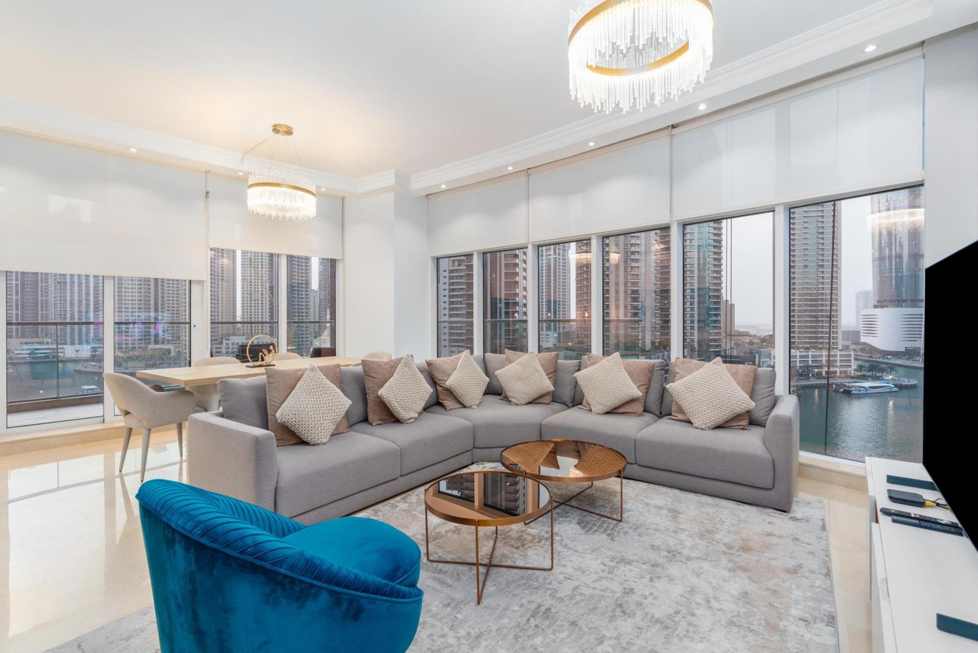 Vacay Lettings - Full Marina View 3 Bedroom Plus Maid Room Dubai Exterior foto